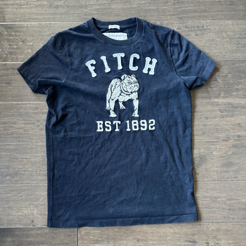 Abercrombie & Fitch Dark Blue Logo Tee